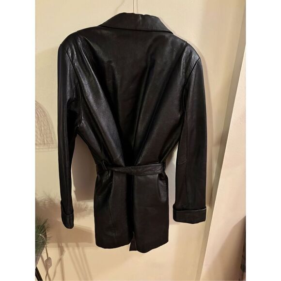 Wilson’s Black Leather Jacket - Picture 3 of 3